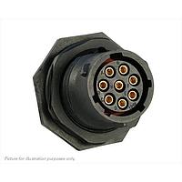 Eaton Souriau-Sunbank UTS7128S ປຸ່ມຮັບ 8P Strt Socket Plug Jam Nut ຂະໜາດ 12