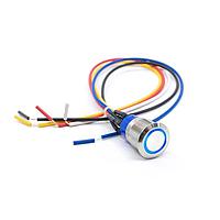 E-Switch ULV4FWGSS331 ຕ້ານການທຳລາຍ ANTI-VANDAL, 3A 250VAC, DPDT On-On, ຕິດຕັ້ງແຜ່ນ, ສາຍສູນຫນ້າ 300mm