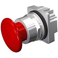 SIEMENS 52PM9W2 ປຸ່ມກົດຮູບເຫຼັກຫມັງກອງ, MOM, ແດງ, 1 3/4" ພລາສຕິກ, 2POS