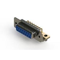EDAC 622-M15-660-LN3 ຕົວເຊື່ອມ D-Sub - ຄວາມໜາ້ຄວາມຖືກມາດຕະຖານ EDAC ມຸມຂວາ ຕົວເຊື່ອມ D-Sub