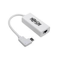 Tripp Lite U436-06N-GBW-RA USB Type-C, Thunderbolt 3 ເປັນ Ethernet RTANGL USBC TO GBIT ETH ADPTR