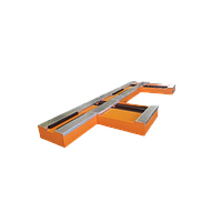 QROTECH 3 Wheel ເຄື່ອງກວດສອບເບຣກ/ເຄື່ອງວັດແທກຄວາມໄວລົດຈັກ (1000kg, 1.5 kW × 2)