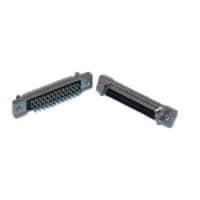 AMP Connectors - TE Connectivity 5786557-9 ຕົວເຊື່ອມ D-Sub - ຄວາມໜາ້ຍມມາດຕະຖານ 100 50SR VRT RCPT FL TOP,ACT PN