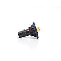 Amphenol Aerospace 10-777349-06Y ປຸ່ມຕິດຕໍ່ 10 AMP Solder Cup Bulkhead Mount Plug