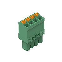 Wurth Elektronik 691304500004 ປລັກ WR-TBL 5.08mm pitch Monoblock Cable Green Vertical cable entry Plug Screwless Push In 4P