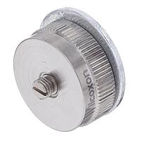 Amphenol Wilcoxon MF075 ຖານຕິດຕັ້ງແມ່ເຫດແບບແກ້ວແມ່ເຫດລຸ້ນລົງ 75 ປອນ, ຮູດທີ່ມີການກວດ 1/4-28, ບໍ່ແມ່ນການແຍກຕ່າງ, ສະຕິກເລກ 1.25