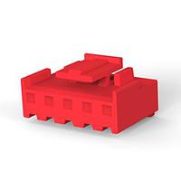 AMP Connectors - TE Connectivity 4-1123722-5 ປຸ່ມກອງ 3.96 EP PLUG H SG 5P(ແດງ)