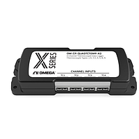OMEGA OM-CP-QUADTCTEMP-A2 ເຄື່ອງຕັດໄມ້ thermocouple ຫຼາຍຊ່ອງ (-20 °C to +60 °C, 4CH)