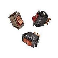 Carling Technologies LTA115-TR-B/125N/BEZEL ສະລັບສະລອງຂະໜາດກາງ Mid-Sized Tippette Rocker Switch LTA115TRB/125N/BEZEL