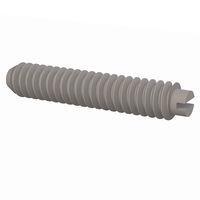 Essentra Components 010440S056 ຊຸດສກຣູ Set Screw, ຫົວສະລອດ Slotted Head, ກະດູກເລກ #4-40 Thread, ຄວາມຍາວ 9/16 Lg