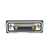 NorComp CDFV17W2213L451 ຕູ້ຕິດຕໍ່ Mixed Contact D-Sub 17W2 vert soldr F FL 4-40 boardlock 40Am