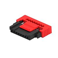 ERNI - TE Connectivity 474833-E ຮອງສະໜອງສາຍແລະຮອງສາຍ 8-PIN, ຜູ້ຍິງ, IDC22POS.R/A