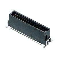 Harwin M55-7013242R ຕົວເຊື່ອມ 16+16P ຜູ້ຊາຍ DIL VERT SMT CONN T&R