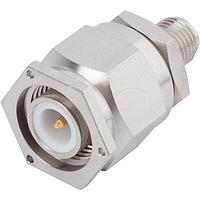 Amphenol SV Microwave SF1103-6001 ຕົວແປ RF - ລະຫວ່າງຊຸດ SMA F ເປັນ PTNC M Adapter