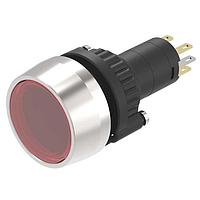 EAO K14-131.111101 ປຸ່ມກົດສະແກນ Pushbutton Switches Illuminated pushbutton-Set raised lens red flat mom 1NC+1NO ST/PT 24VAC/DC