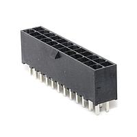 Molex 46207-1224 ຊຣູດເດັກນ້ອຍ Mini-Fit Jr LCP Vert Hdr NoPeg 24Ckt Tin