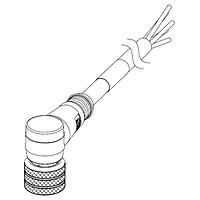 Molex 1200651783 ເສັ້ນສາຍອ່ານຄ່າ / ເສັ້ນສາຍກະທົບ MIC 4P FP DC 2M 90D