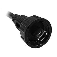 Amphenol LTW LTWNUB-20AFMM-SL7A01 ຂໍ້ມູນ Mini USB Type B Connectors Mini USB B Plug IP67 1M Cbl Strain Relief