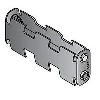 Eagle Plastic Devices 12BH341-GR ຄລິບແບດເຕີຣີ 4XAA SNAPS BLK