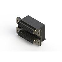 EDAC 662-025-664-007 ຕູ້ສະຫນອງ Dual Port D-Sub ມຸມຂວາ ຕູ້ສະຫນອງ Dual Port D-Sub