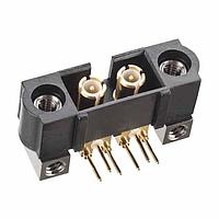 Harwin M80-MH313M5-02 ພາວເລີ້ມໃຫ້ບອດ MALE HORIZ 3.0 COAX 2 POS 6 GHz 50 Ohm