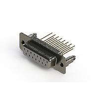 EDAC 628-M15-323-WN5 ຕົວເຊື່ອມ D-Sub - ຕົວເຊື່ອມ D-Sub ປະເພດຄວາມໜາແຮງມາດຕະຖານ ແບບຕັ້ງຕົວຢ່າງຕັດຈັດ