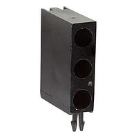 BIVAR H-320C-LP ອຸປະກອນຕິດຕັ້ງ LED ຂອງຖື LED 3mm 3 ລະດັບ ສີດຳ