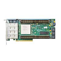 Bittware XUPP3R-0049 ບັດເຮັດໄວ Accelerator Cards Xilinx VU9P Speed Grade -3 UltraScale+ 3/4-Length PCIe Board ມີ 4x QSFP28 ແລະ 4x Dual x18 288Mb QDRII+ DIMMs ມີ Dual-Slot High-Performance Passive Heatsink