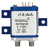 Radiall R577332000 ສະຫນັບສະຫນູນ Coaxial Switches DPDT Ramses SMA 3GHz Latching 12Vdc Pins Terminals ມີຂາຍອຸປະກອນ