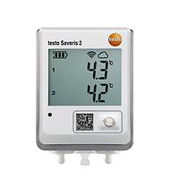TESTO Saveris 2-T2 WiFi Data Logger ທີ່ມີຈໍສະແດງຜົນແລະ 2 ເຊື່ອມຕໍ່ສໍາລັບ NTC Temperature Probe (-50 ~ +150 °C)