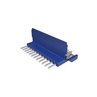 Amphenol FCI 66226-012LF ຕົວເຊື່ອມ Clincher™ Flex Connectors, Pin Assembly, ແຖວດຽວ, 12 ຕຳແໜ່ງ, 2.54mm (.100in) Pitch.