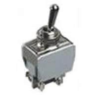 APEM 631HLUXE ສະຫນັບສະຫນູນ Toggle Switches SP ON-OFF METAL LEV CHROME FINISH