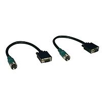 Tripp Lite EZA-VGAM-2 ສາຍຈອງຈໍ VGA/SVGA Tripp Lite Easy Pull Type A Connectors M/M ຊຸດສາຍ VGA ຮູບແບບ RGB