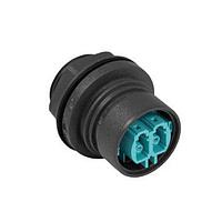 Bulgin PXF6052BAA ສາຍເສັ້ນແຟບເອັດອອບຕິກ ການປະກອບຫຼັງກະບອງການຕິດຕັ້ງຂ້າງຫຼັງ fiber conn 01M OM1