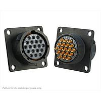 Eaton Souriau-Sunbank UTS014E19SY ຮັບສິນປລາສຕິກຮັບສິນຮູບສີ່ແຫ່ງມີຟແລນ, ບໍ່ມີຫົວຄຸມຫຼັງ, ມີຕິດຕໍ່ຊອດເພື່ອນຍິງ 19 ຕົວ, IP68/69K ໃນສະພາບບໍ່ໄດ້ຕ້ອງການ, ການກຳນົດກະແຈ Y