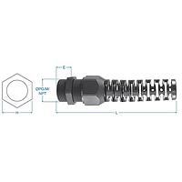 Altech 5306030 ກະບອງສາຍສະເພາະ M12 CableGland, 2.5-6.5mm
