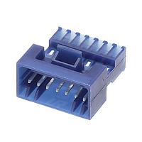AMP Connectors - TE Connectivity 3-647002-7 ກອງປະກອບປະຕູ 07P PSTD RCPT ASSY ສີຂາວ ມີແຖວສີຟ້າ