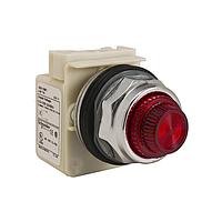 SCHNEIDER 9001KP1R31 ໄຟສະແດງ Pilot Light 30mm PILOTLIGHT 120v ແດງ