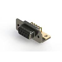 EDAC 622-M09-260-BN4 ຕົວເຊື່ອມ D-Sub - ຄວາມໜາ້ຄວາມຖືກມາດຕະຖານ EDAC ມຸມຂວາ ຕົວເຊື່ອມ D-Sub