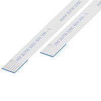 GCT (Global Connector Technology) 05-06-A-0254-A-4-06-4-T ເສັ້ນສາຍຕໍ່ລົງ FFC / FPC 0.5mmP. FlatFlexCble, 6Contact, Conductor SameSide, Len254mm/10in, Tin Plt