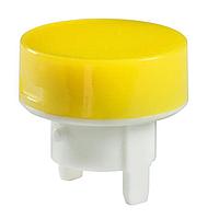 NKK Switches AT486EB ຝາ, ຮອງ RND YLW/WH CAP BULB