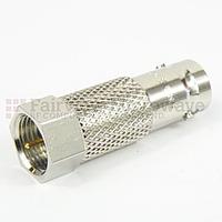 Fairview Microwave SM3593 50 Ohm BNC Female to 75 Ohm F Male Adapter (1000 Mhz)
