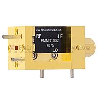 Fairview FMMD1002 WR-15 Waveguide Down Converter Mixer From 50 GHz to 75 GHz, With an IF Range From DC to 18 GHz And LO Power of +13 dBm, UG-385/U Flange