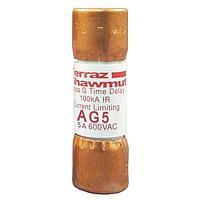 Mersen AG5 ຟິວຟວດໄຟ Power Fuses Fuse,Class G,Amp-Trap,100kA,600VAC,5A