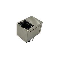 Adam Tech MTJ-88TVX1-FSJ-LG-M75C-WOT ປຸ່ມ MODULAR JACK, ປົກກັນສະໄປເລັດ, LED'S