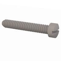 Essentra Components 010440F068 ກຸມສູດເຄື່ອງຈັກ Machine Screw Fillister Slotted Screw, #4-40 Thread, 11/16 Lg