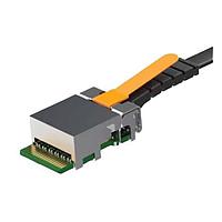 Samtec ETUO-B04-25-300-0-1-1-4-02 ການປະກອບສາຍເສັ້ນແສງ Fiber Optic Cable Assemblies FireFly(TM) Extended Temperature Active Optical Micro Flyover(R) Cable Assembly