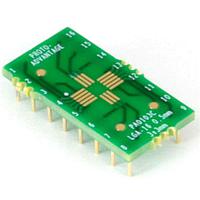 Chip Quik PA0103C ອາແດບເຕີ LGA-16 ເປັນ DIP-16 SMT Adapter (0.5 mm pitch, 3 x 3 mm body) Compact Series