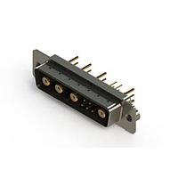 EDAC 627-9W4-224-7T2 ຕົວເຊື່ອມຕໍ່ Mixed Contact D-Sub Connectors Vertical Combo Dsub