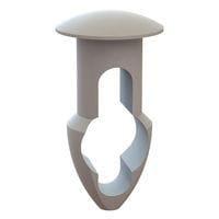 Essentra Components 27KY2190281 ກະແຈຮິວັດຮູບຮອບປະຕູ, ຮູບຮອບ .219, ຄວາມຫນາຂອງແຜ່ນ .281